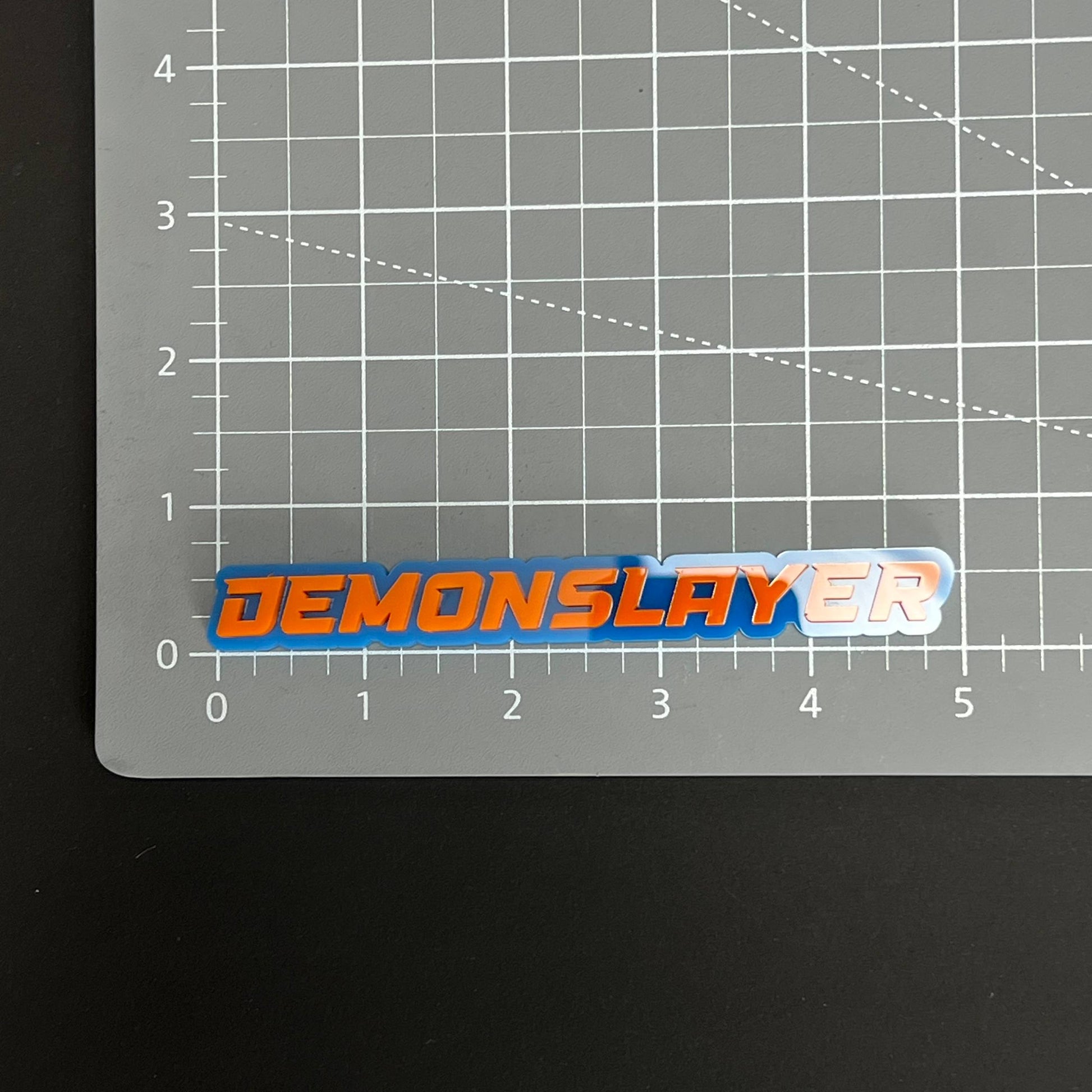 1PC DEMONSLAYER 3D Acrylic Badge - Car Truck Emblem Fender Sticker