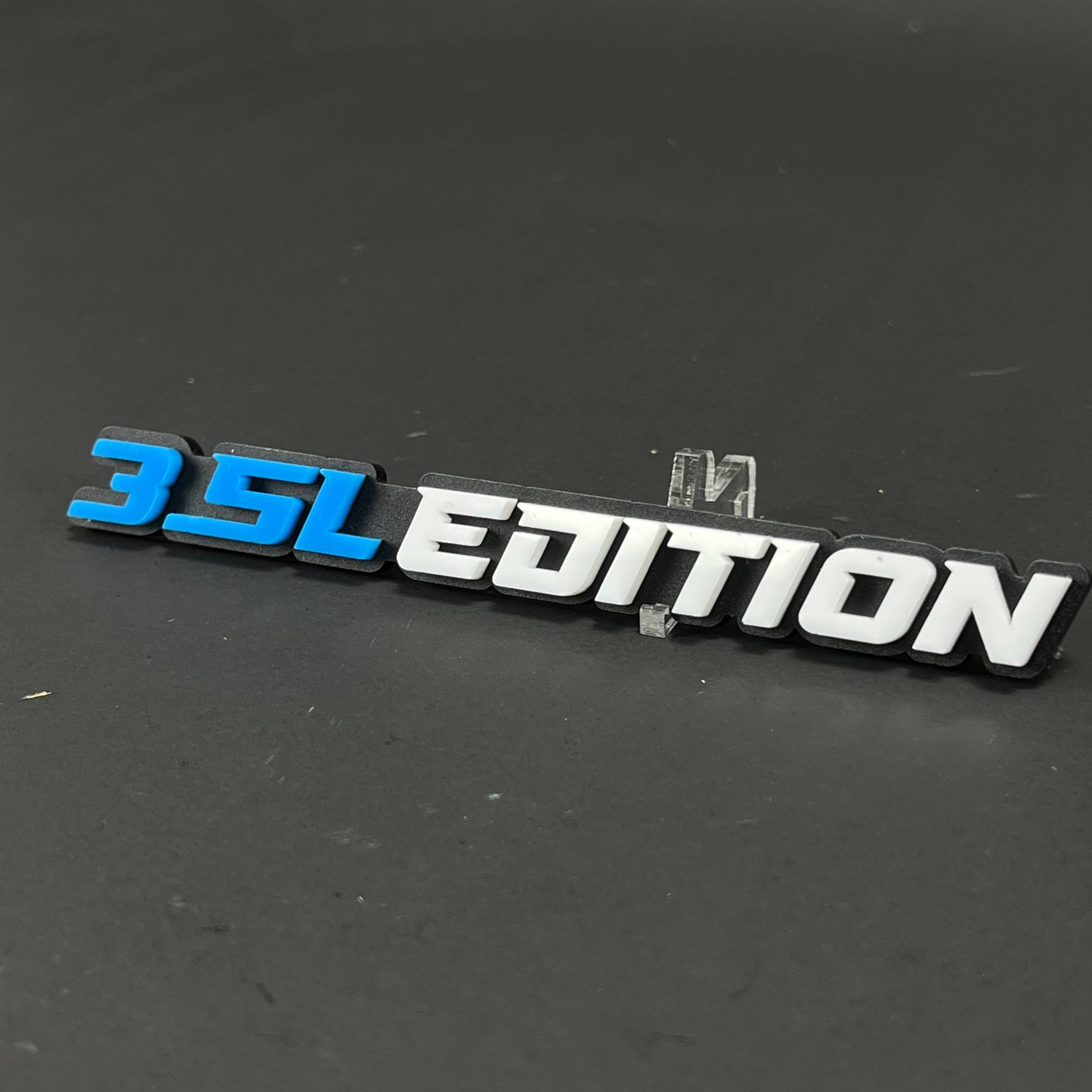 1PC 3.5L EDITION 3D Acrylic Badge - Car Truck Emblem Fender Sticker