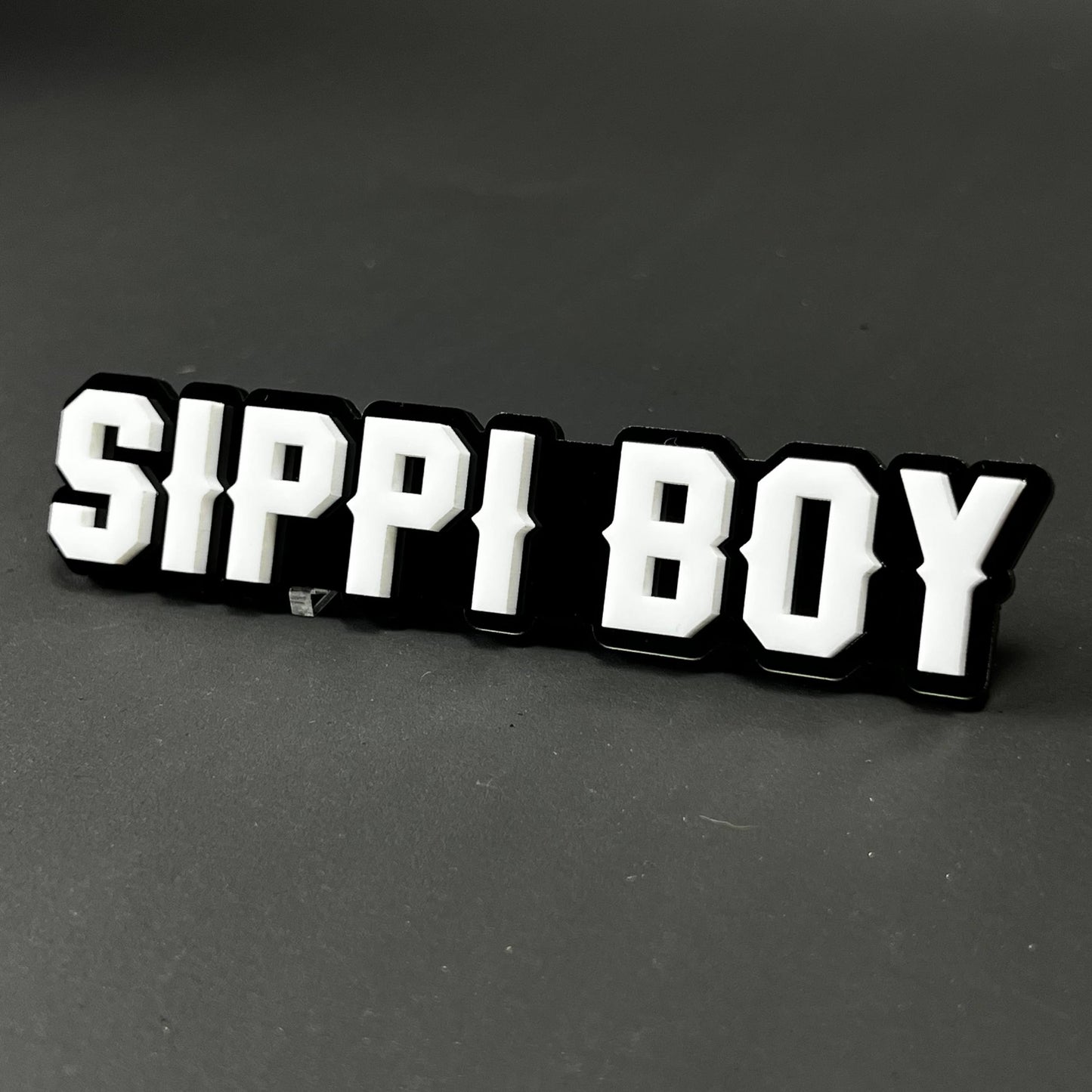 1PC SIPPI BOY 3D Acrylic Badge - Car Truck Emblem Fender Tailgate Trunk Sticker