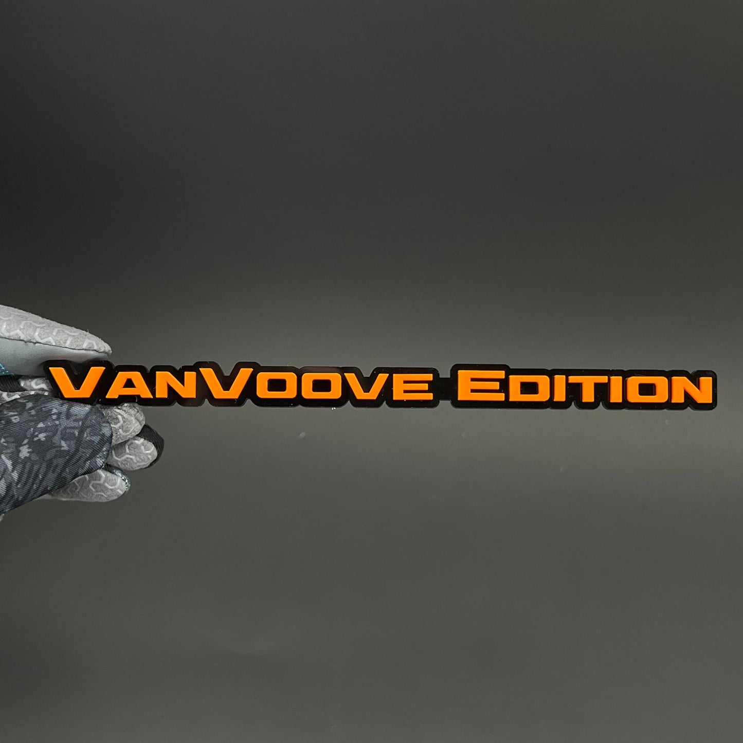1PC VanVoove Edition 3D Acrylic Badge - Car Truck Emblem Fender Sticker