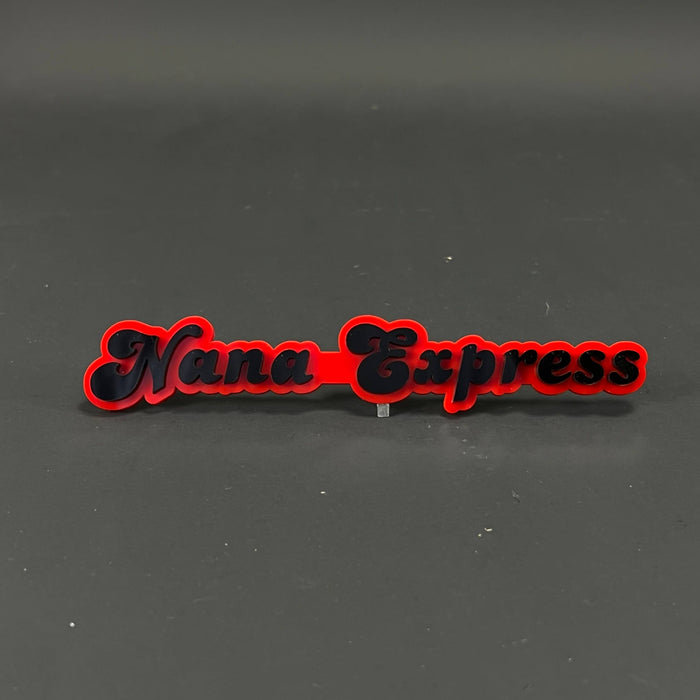 1PC Nana Express 3D Acrylic Badge - Car Truck Emblem Fender Sticker