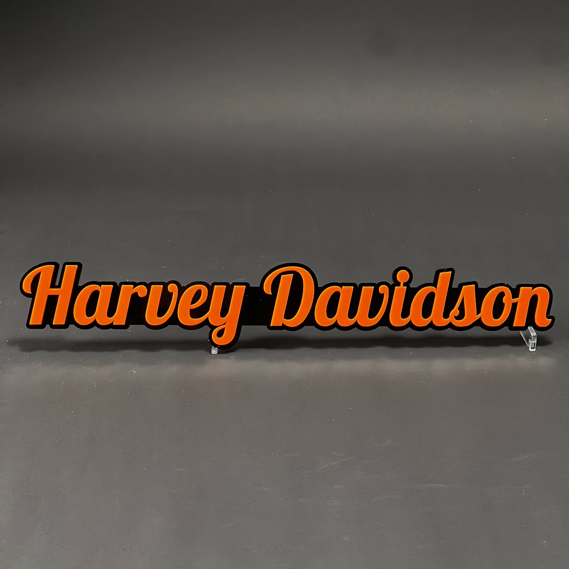 1PC Harvey Davidson 3D Acrylic Badge - Car Truck Emblem Fender Sticker