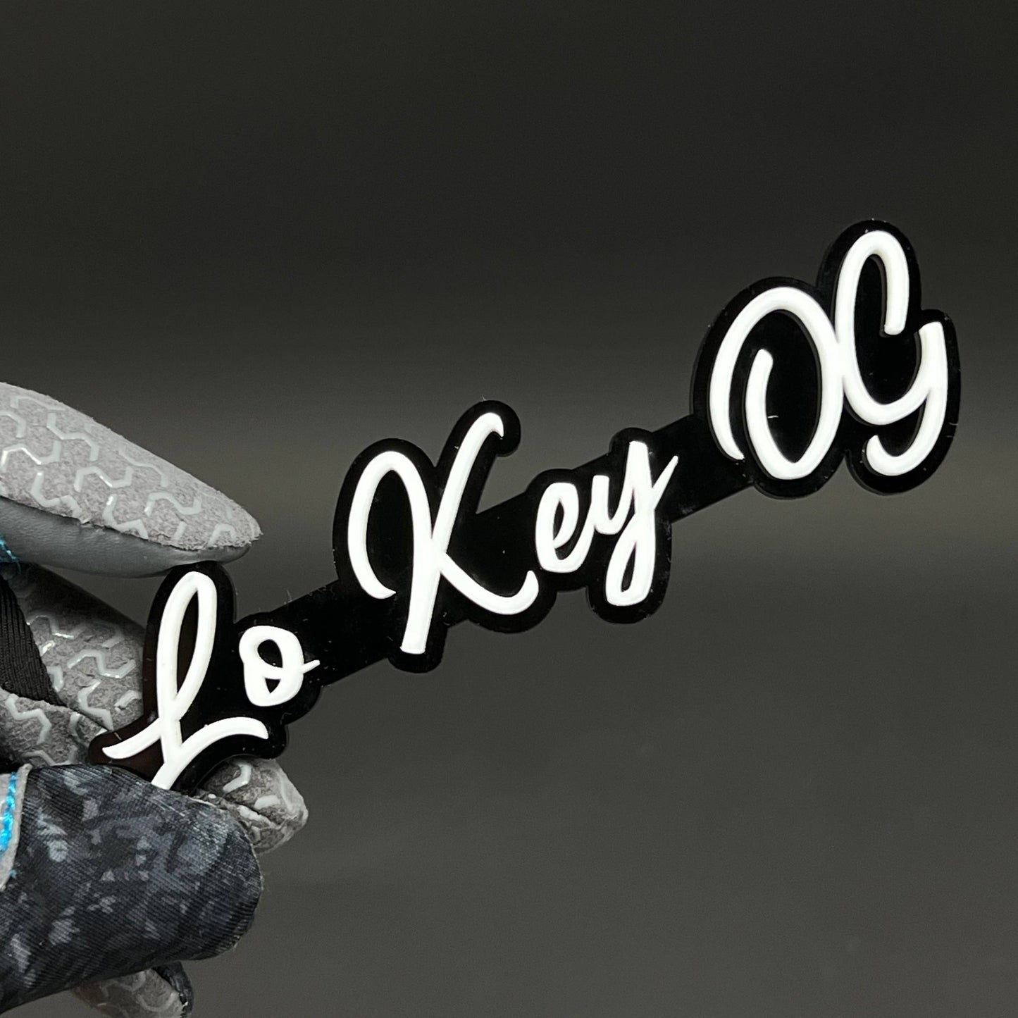 1PC Lo Key OG 3D Acrylic Badge - Car Truck Emblem Fender Tailgate Trunk Sticker