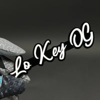 1PC Lo Key OG 3D Acrylic Badge - Car Truck Emblem Fender Tailgate Trunk Sticker