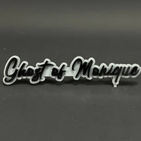 1PC Ghost of Monique 3D Acrylic Badge - Car Truck Emblem Fender Sticker