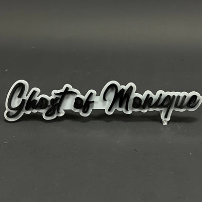 1PC Ghost of Monique 3D Acrylic Badge - Car Truck Emblem Fender Sticker