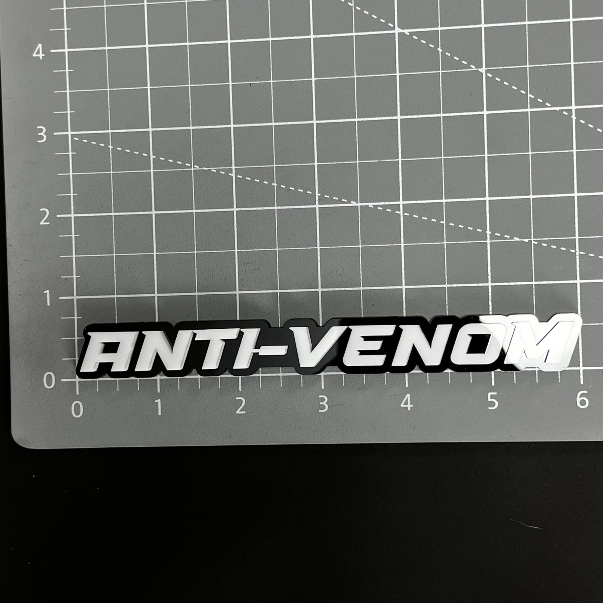 1PC ANTI-VENOM 3D Acrylic Badge - Car Truck Emblem Fender Tailgate Trunk Sticker