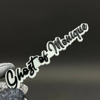1PC Ghost of Monique 3D Acrylic Badge - Car Truck Emblem Fender Sticker
