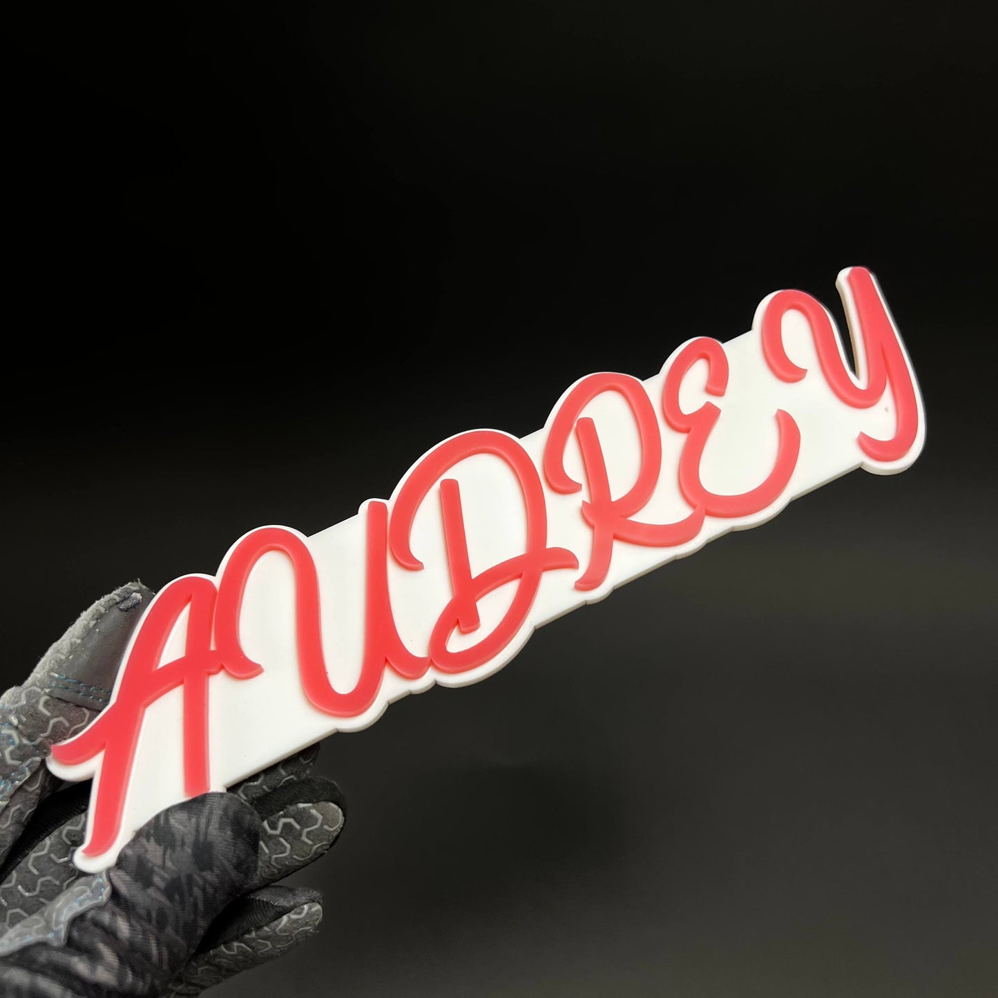 1PC AUDREY 3D Acrylic Badge - Car Truck Emblem Fender Tailgate Trunk Sticker