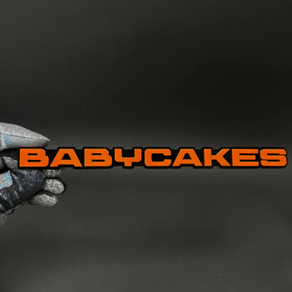 1PC BABYCAKES 3D Acrylic Badge - Car Truck Emblem Fender Tailgate Trunk Sticker