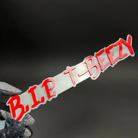 1PC B.I.P. T-BEEZY 3D Acrylic Badge - Car Truck Emblem Fender Sticker