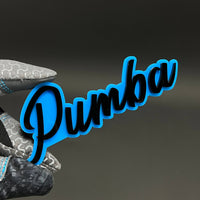 1PC Pumba 3D Acrylic Badge - Car Truck Emblem Fender Tailgate Trunk Sticker
