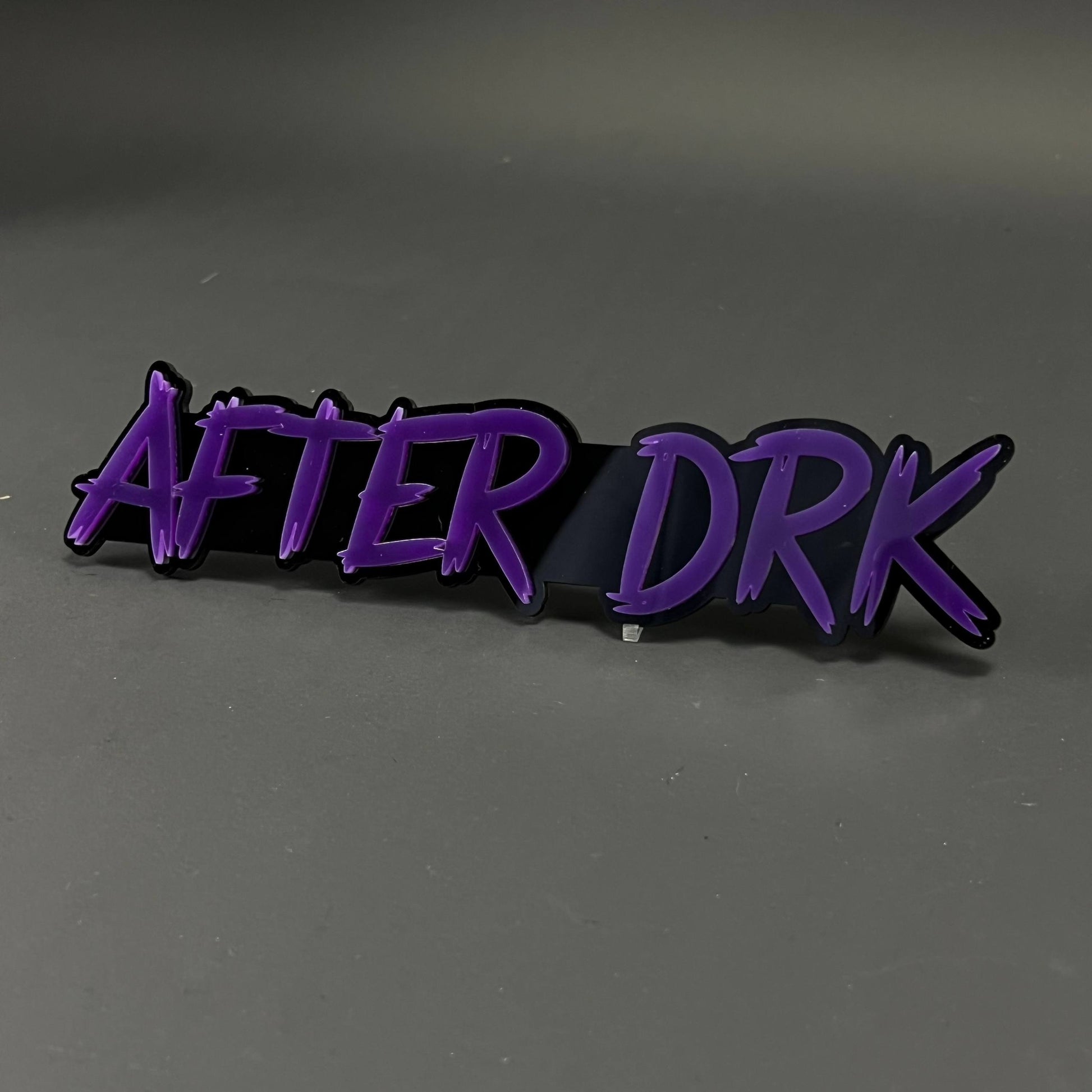 1PC AFTER DRK 3D Acrylic Badge - Car Truck Emblem Fender Tailgate Trunk Sticker