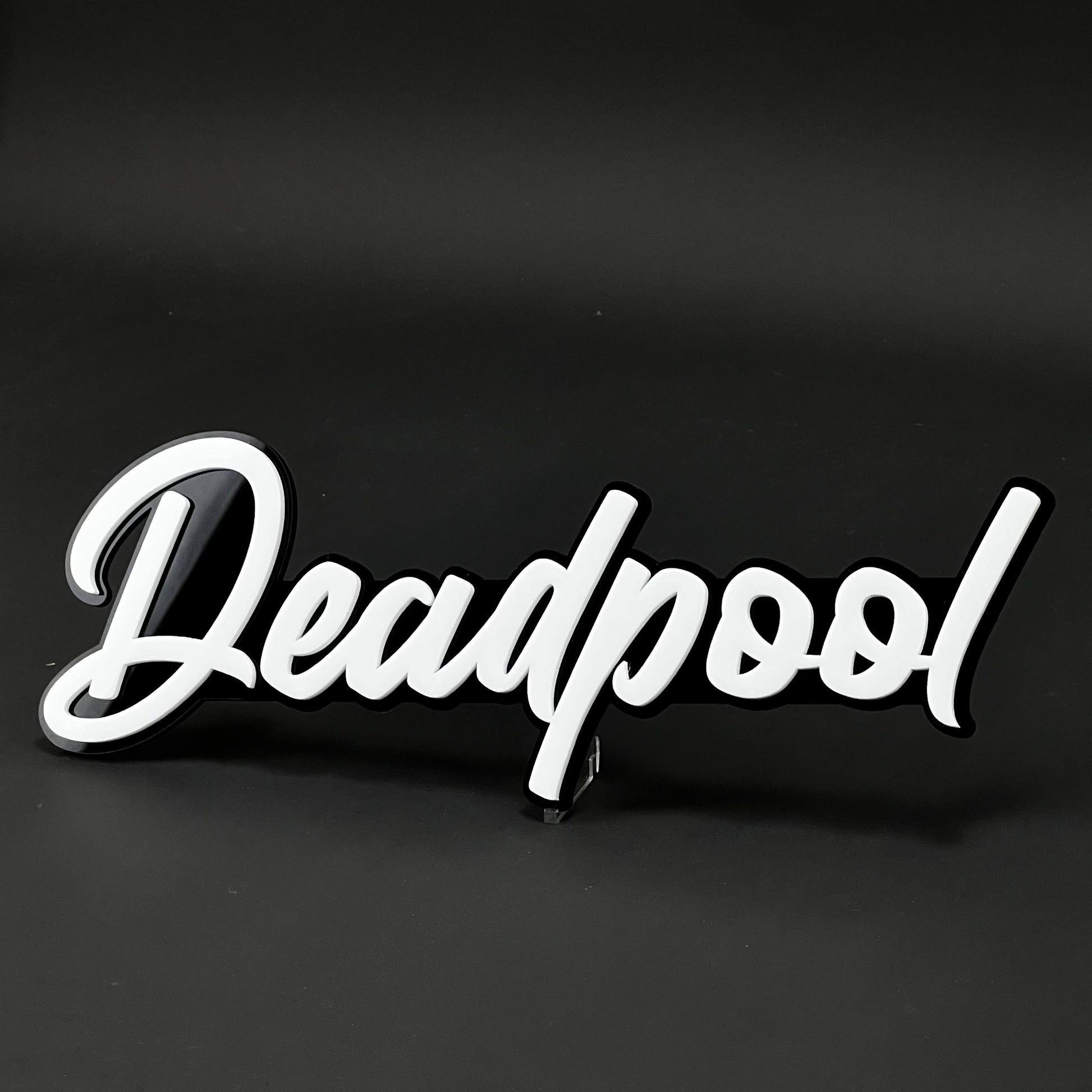 1PC Deadpool 3D Acrylic Badge - Car Truck Emblem Fender Tailgate Trunk Sticker