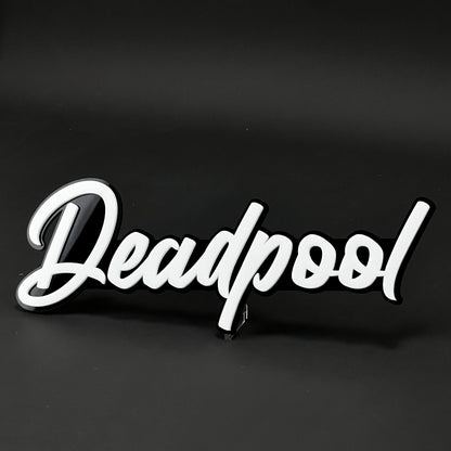 1PC Deadpool 3D Acrylic Badge - Car Truck Emblem Fender Tailgate Trunk Sticker