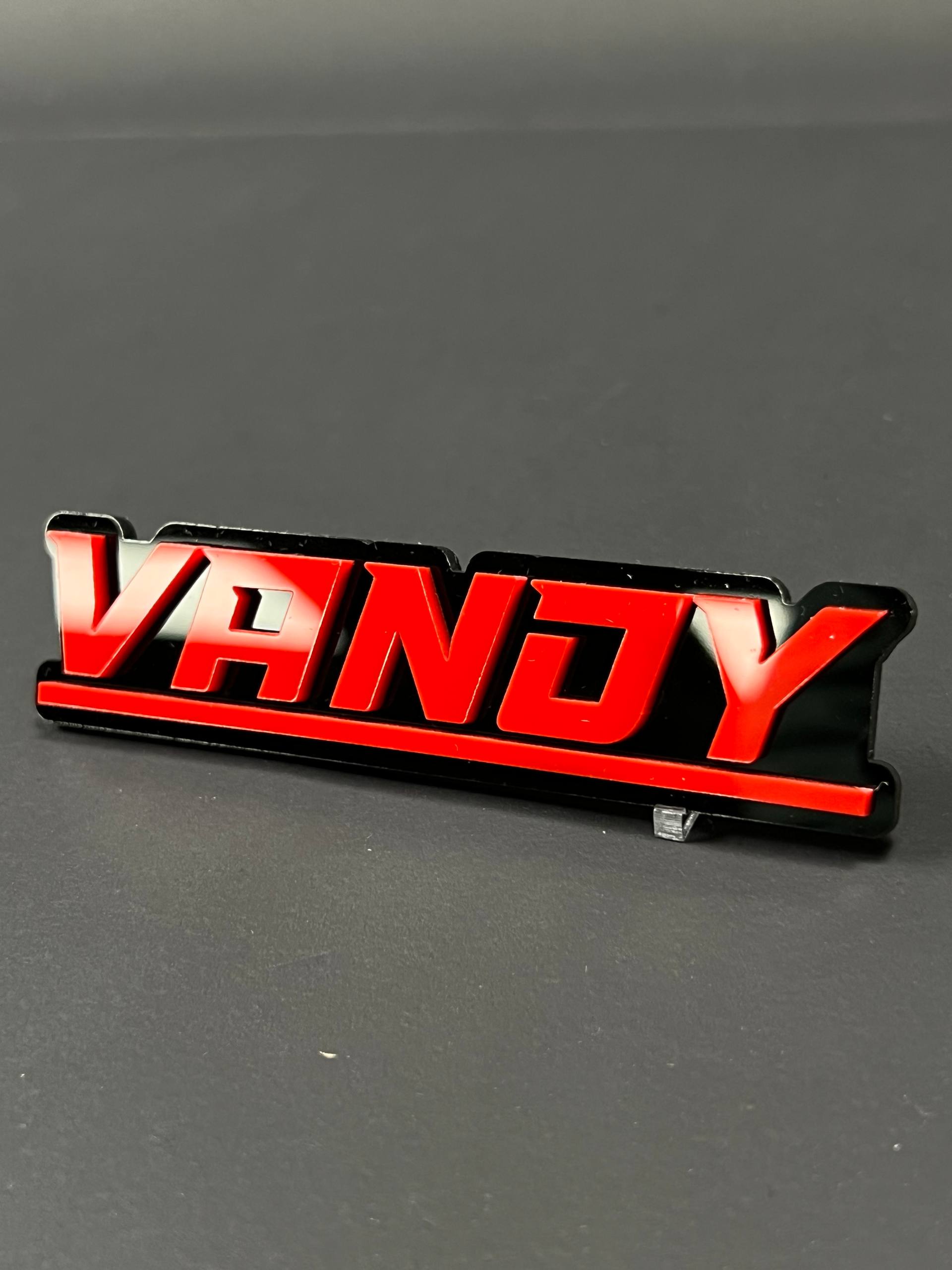 1PC VANDY 3D Acrylic Badge - Car Truck Emblem Fender Tailgate Trunk Sticker