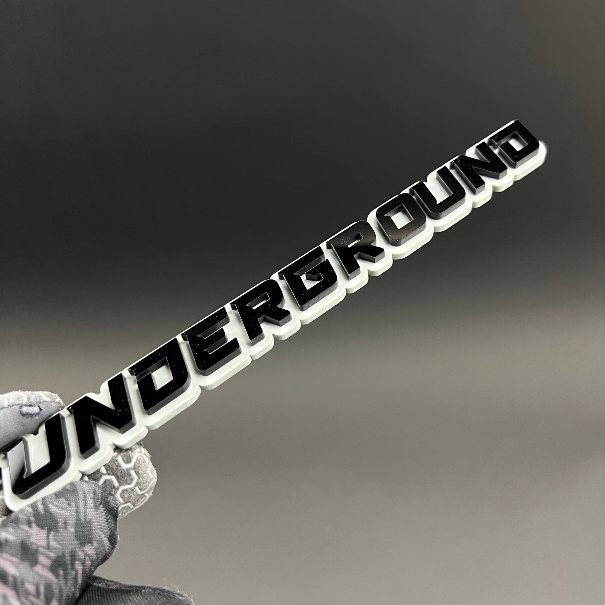 1PC UNDERGROUND 3D Acrylic Badge - Car Truck Emblem Fender Tailgate Trunk Sticker