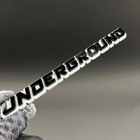 1PC UNDERGROUND 3D Acrylic Badge - Car Truck Emblem Fender Tailgate Trunk Sticker