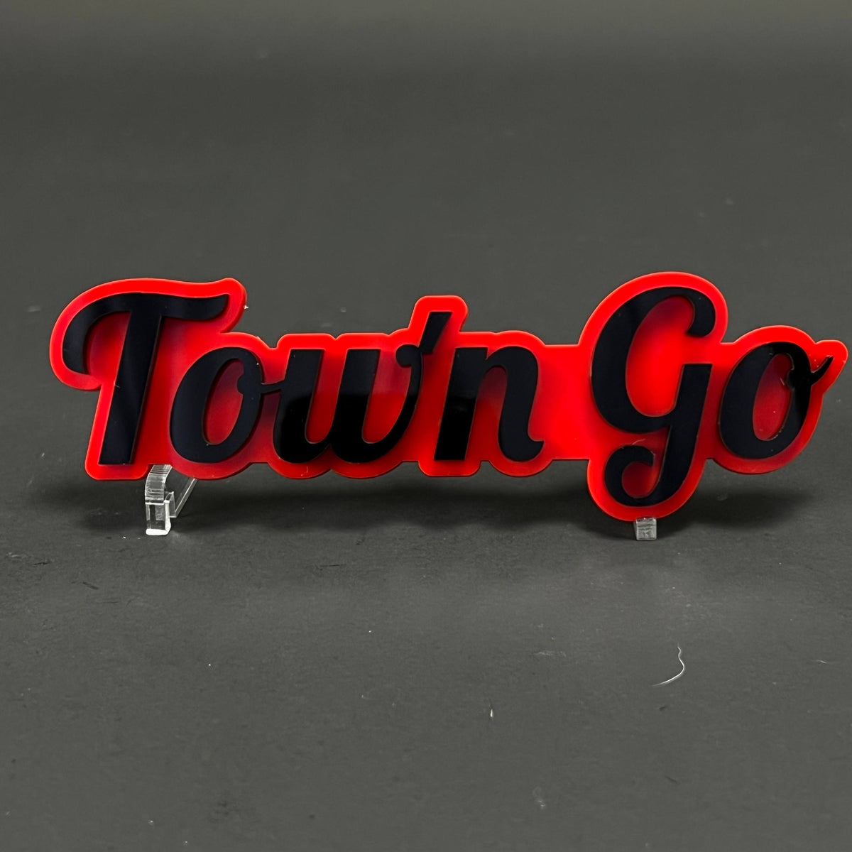1PC Town Go 3D Acrylic Badge - Car Truck Emblem Fender Tailgate Trunk Sticker