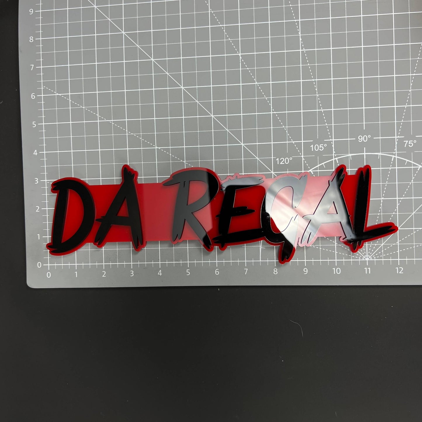 1PC DA REGAL 3D Acrylic Badge - Car Truck Emblem Fender Tailgate Trunk Sticker