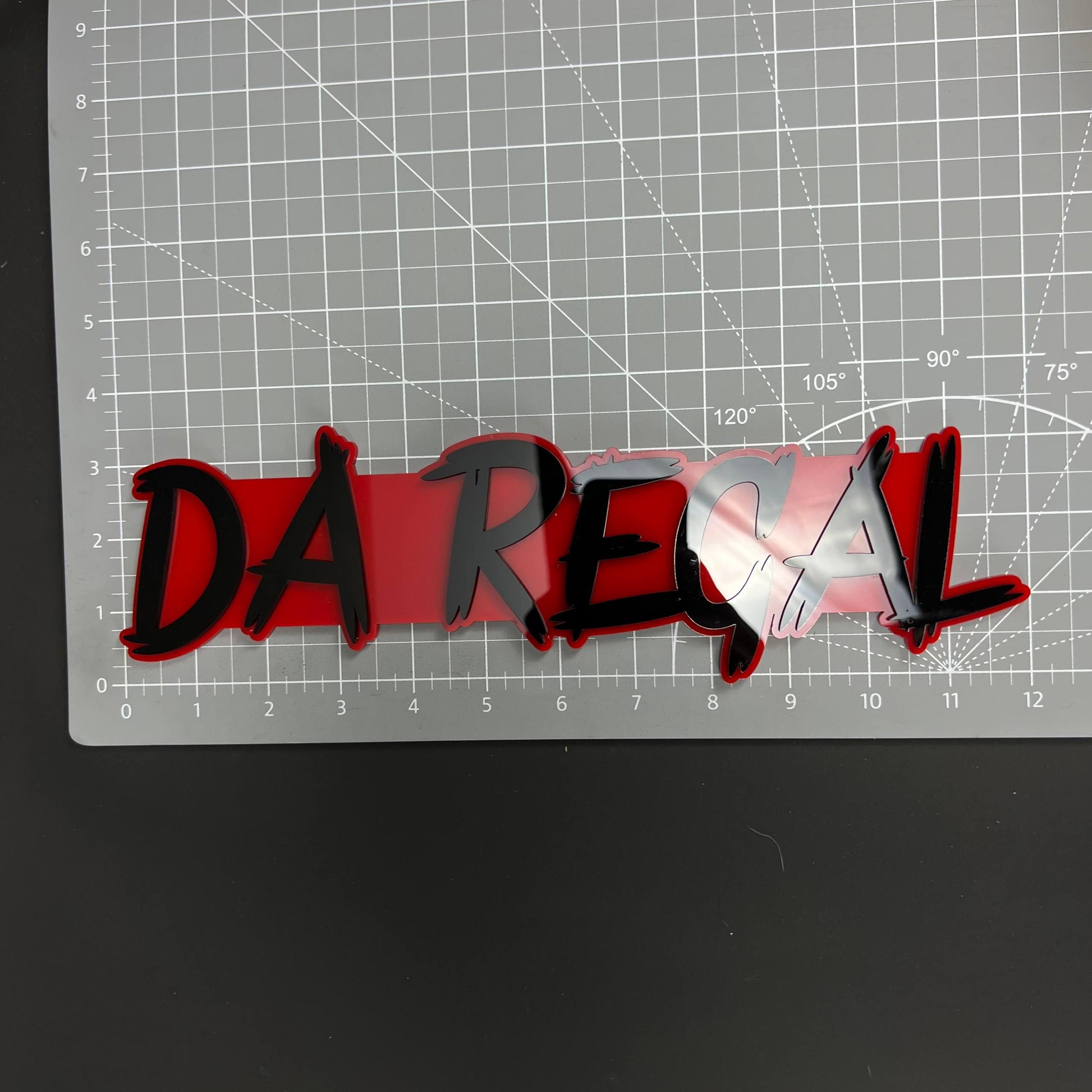 1PC DA REGAL 3D Acrylic Badge - Car Truck Emblem Fender Tailgate Trunk Sticker