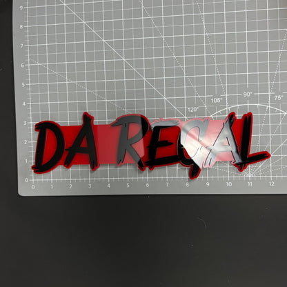 1PC DA REGAL 3D Acrylic Badge - Car Truck Emblem Fender Tailgate Trunk Sticker