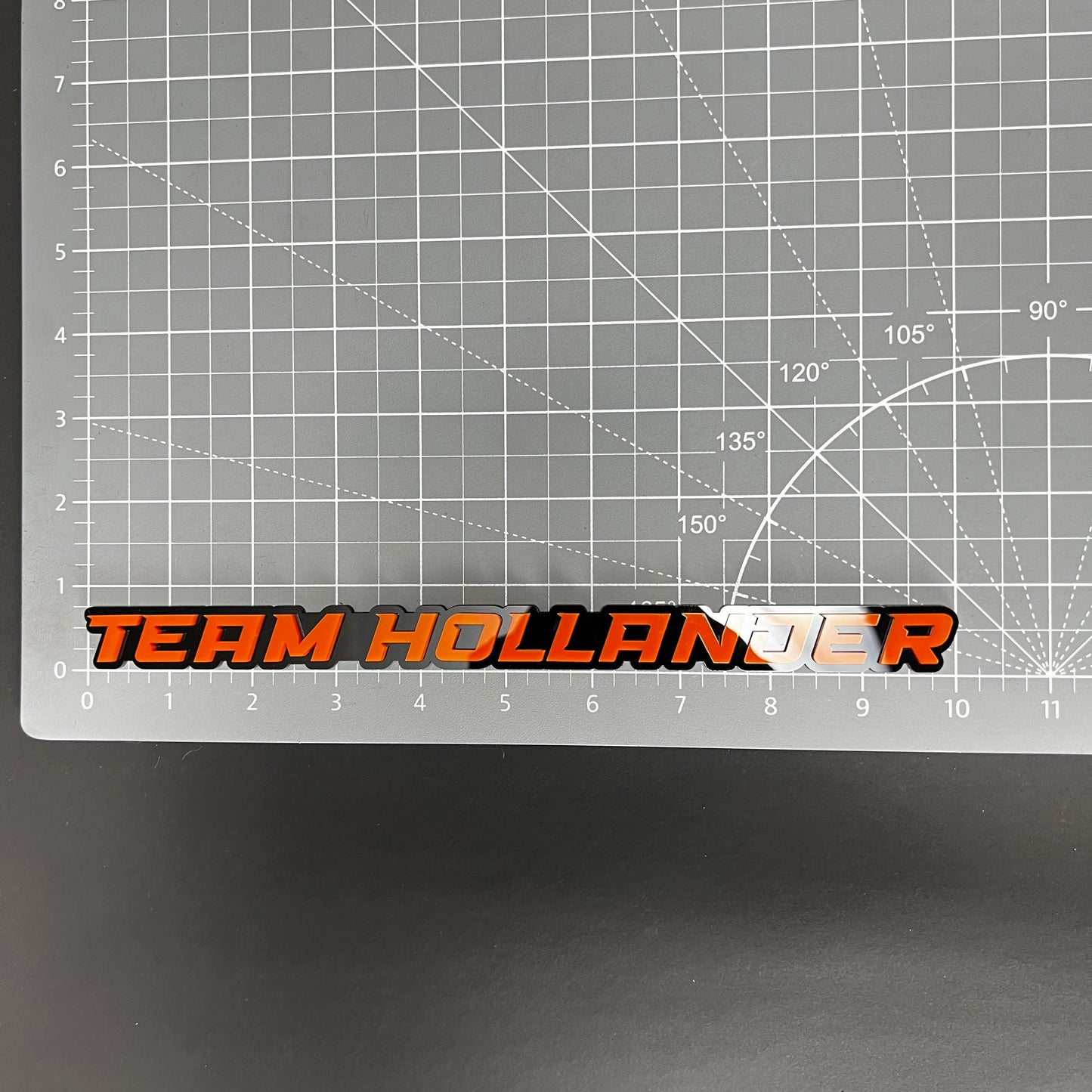 1PC TEAM HOLLANDER 3D Acrylic Badge - Car Truck Emblem Fender Sticker