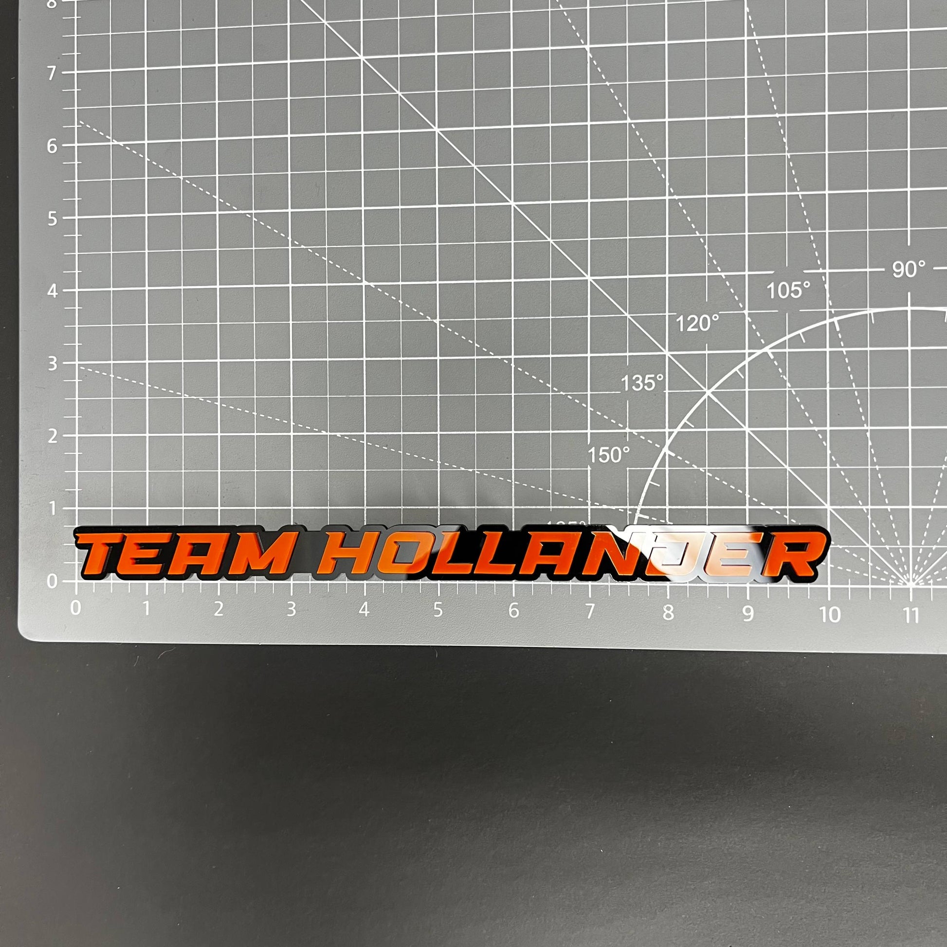 1PC TEAM HOLLANDER 3D Acrylic Badge - Car Truck Emblem Fender Sticker