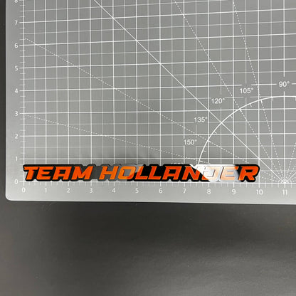 1PC TEAM HOLLANDER 3D Acrylic Badge - Car Truck Emblem Fender Sticker