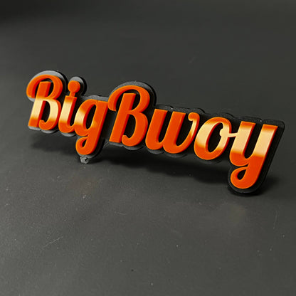 1PC BigBwoy 3D Acrylic Badge - Car Truck Emblem Fender Tailgate Trunk Sticker