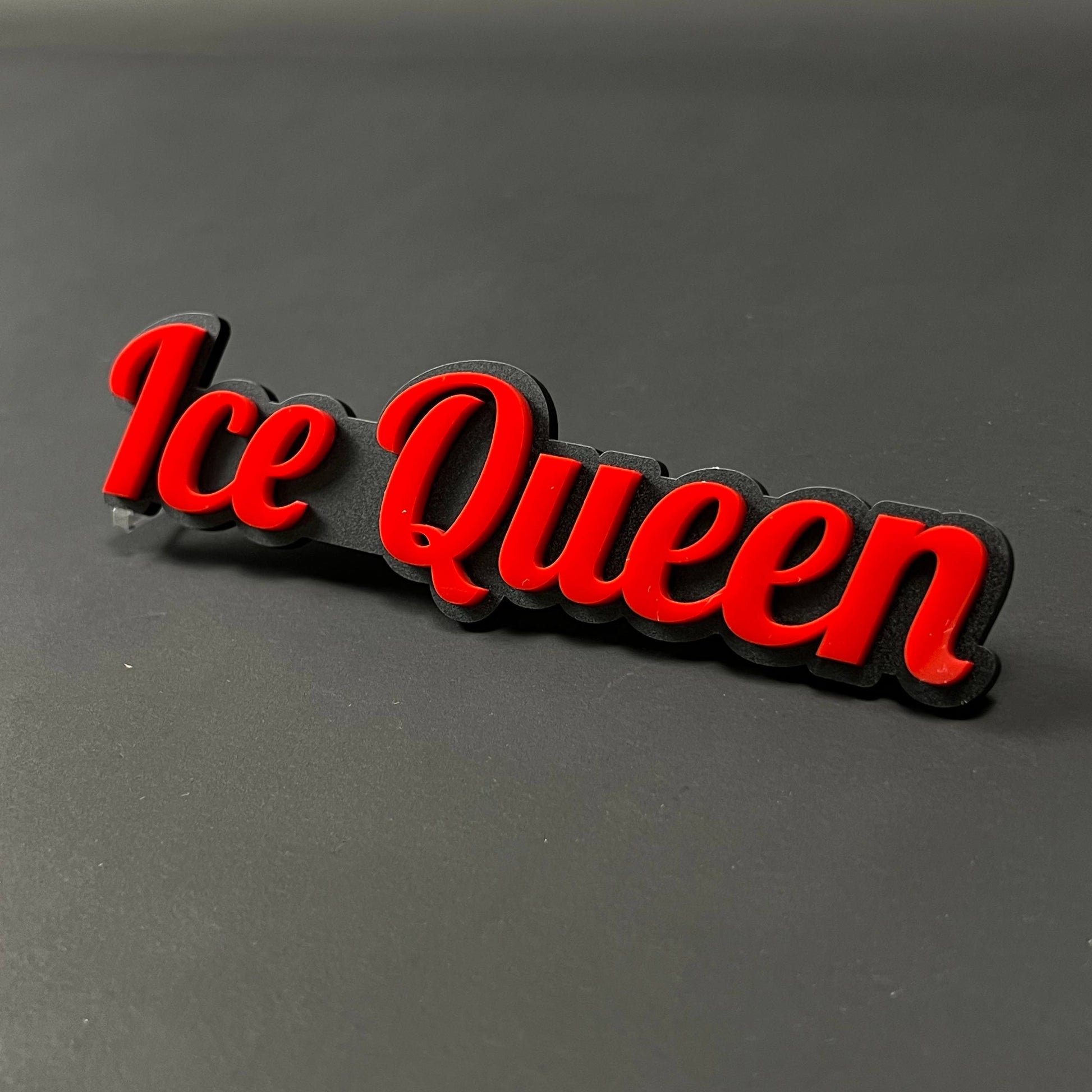 1PC Ice Queen 3D Acrylic Badge - Car Truck Emblem Fender Tailgate Trunk Sticker