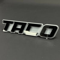 1PC TACO 3D Acrylic Badge - Car Truck Emblem Fender Tailgate Trunk Sticker