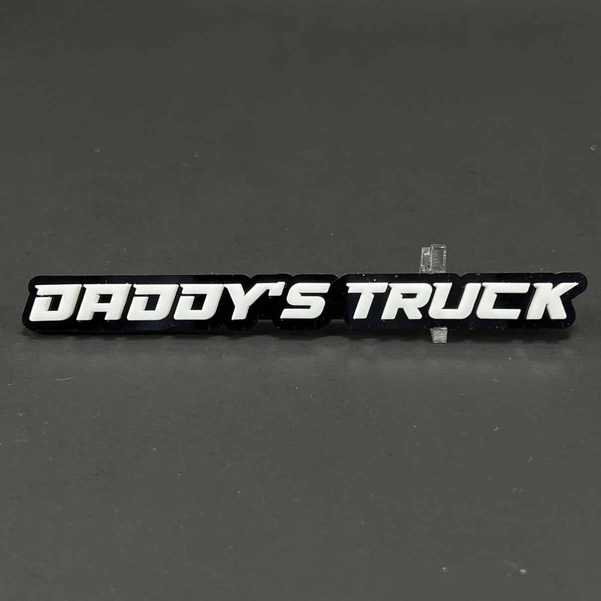 1PC DADDY'S TRUCK 3D Acrylic Badge - Car Truck Emblem Fender Sticker