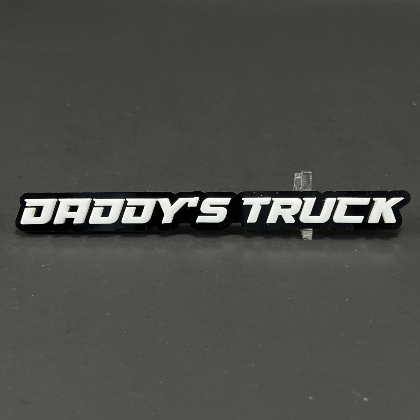 1PC DADDY'S TRUCK 3D Acrylic Badge - Car Truck Emblem Fender Sticker