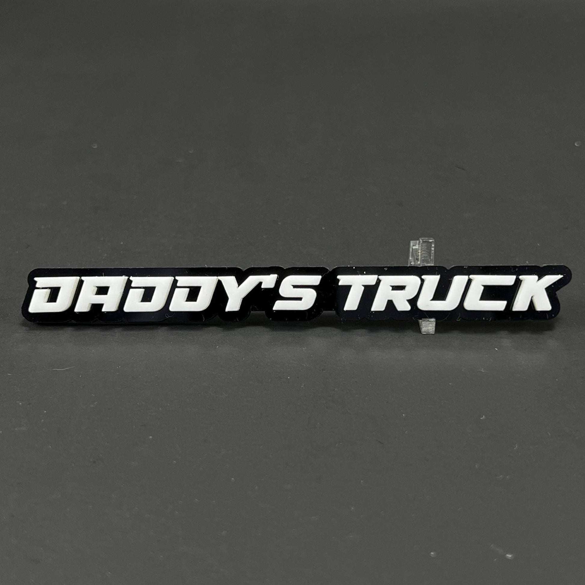 1PC DADDY'S TRUCK 3D Acrylic Badge - Car Truck Emblem Fender Sticker