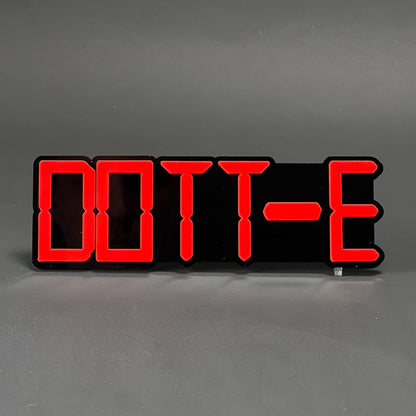 1PC DOTT-E 3D Acrylic Badge - Car Truck Emblem Fender Tailgate Trunk Sticker