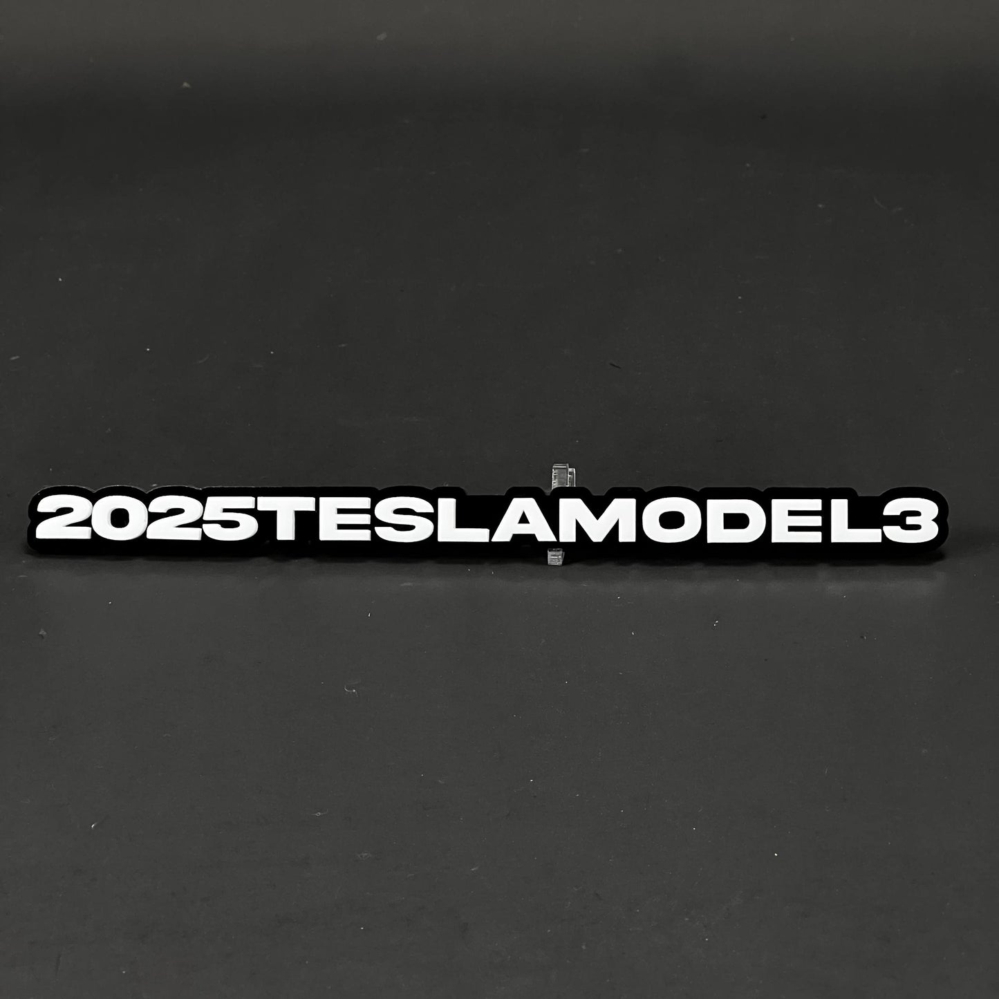 1PC 2025TESLAMODEL3 3D Acrylic Badge - Car Truck Emblem Fender Sticker