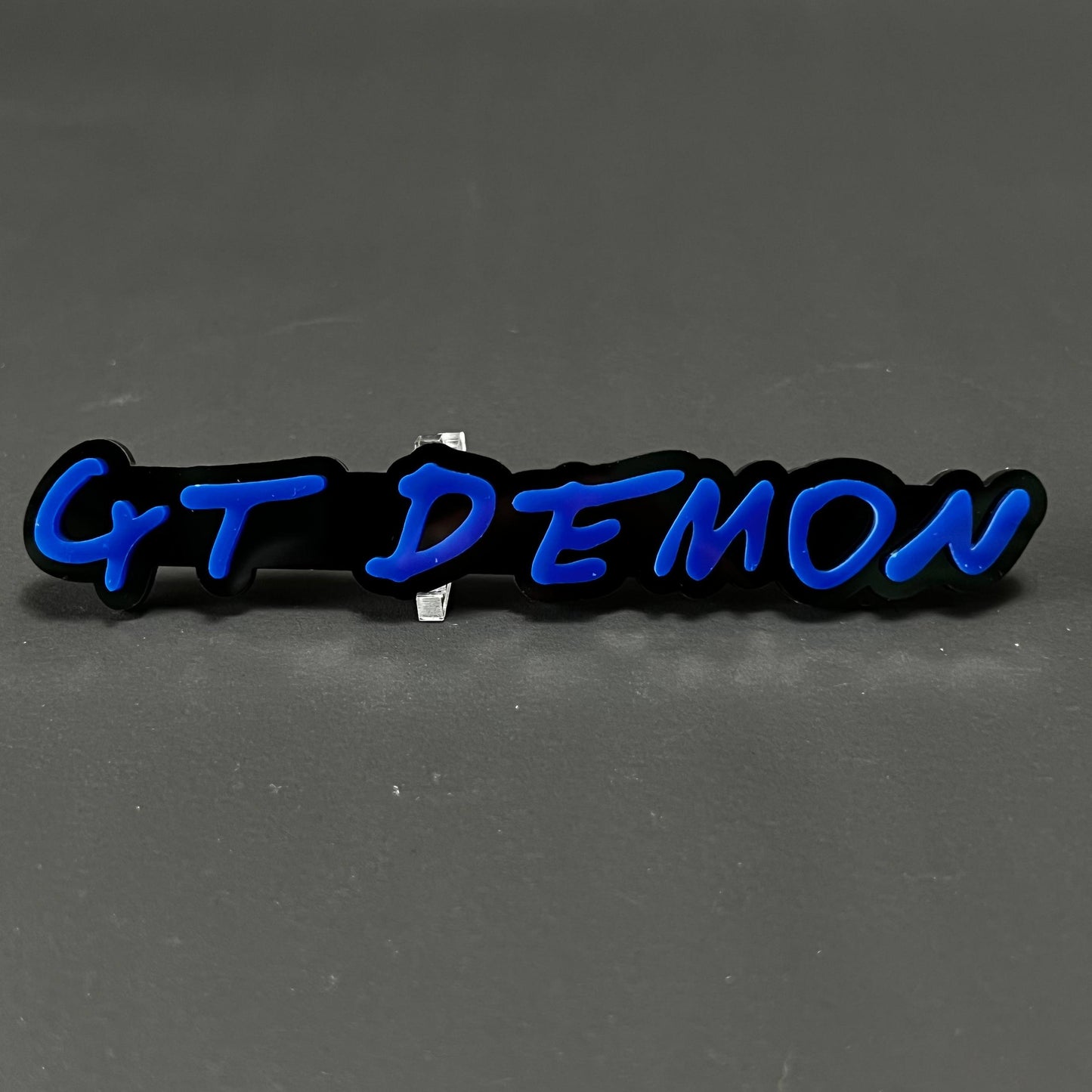 1PC GT DEMON 3D Acrylic Badge - Car Truck Emblem Fender Tailgate Trunk Sticker