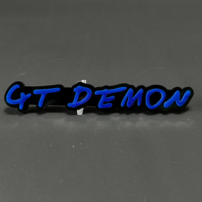 1PC GT DEMON 3D Acrylic Badge - Car Truck Emblem Fender Tailgate Trunk Sticker