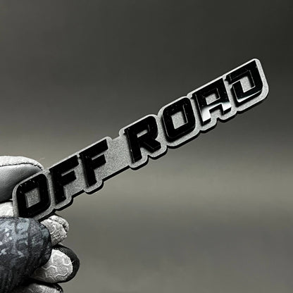 1PC OFF ROAD 3D Acrylic Badge - Car Truck Emblem Fender Tailgate Trunk Sticker