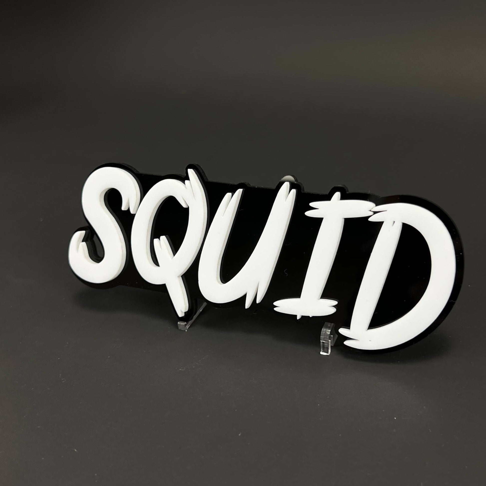 1PC SQUID 3D Acrylic Badge - Car Truck Emblem Fender Tailgate Trunk Sticker
