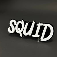 1PC SQUID 3D Acrylic Badge - Car Truck Emblem Fender Tailgate Trunk Sticker