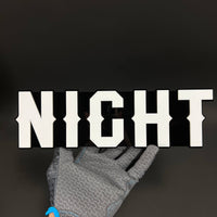 1PC NIGHT 3D Acrylic Badge - Car Truck Emblem Fender Tailgate Trunk Sticker