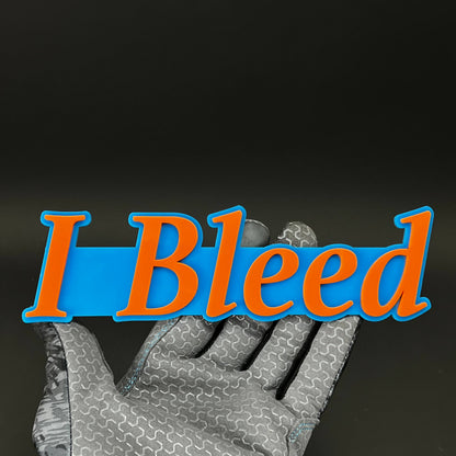 1PC I Bleed 3D Acrylic Badge - Car Truck Emblem Fender Tailgate Trunk Sticker