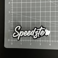 1PC Speedster 3D Acrylic Badge - Car Truck Emblem Fender Tailgate Trunk Sticker