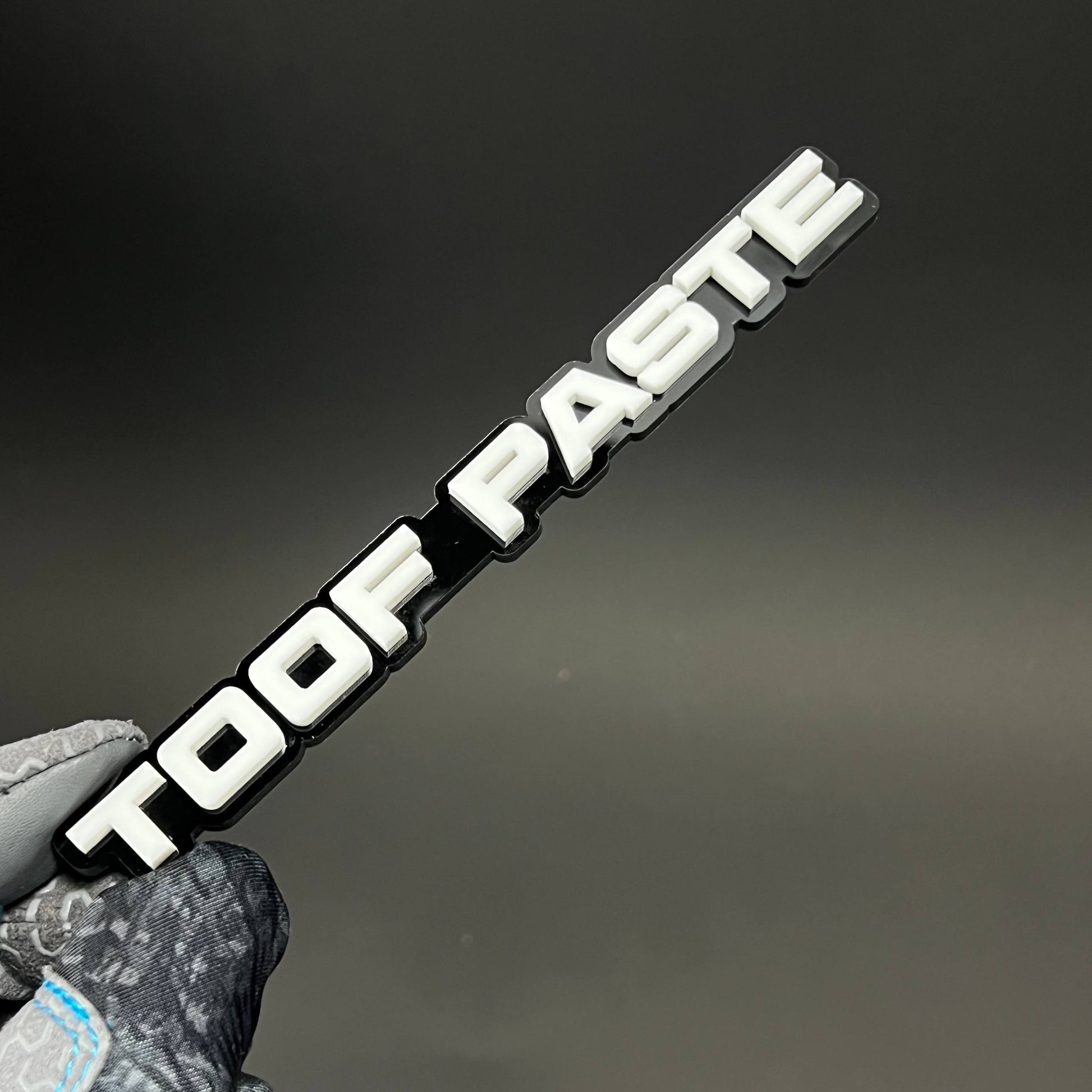 1PC TOOF PASTE 3D Acrylic Badge - Car Truck Emblem Fender Tailgate Trunk Sticker