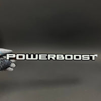 1PC POWERBOOST 3D Acrylic Badge - Car Truck Emblem Fender Tailgate Trunk Sticker