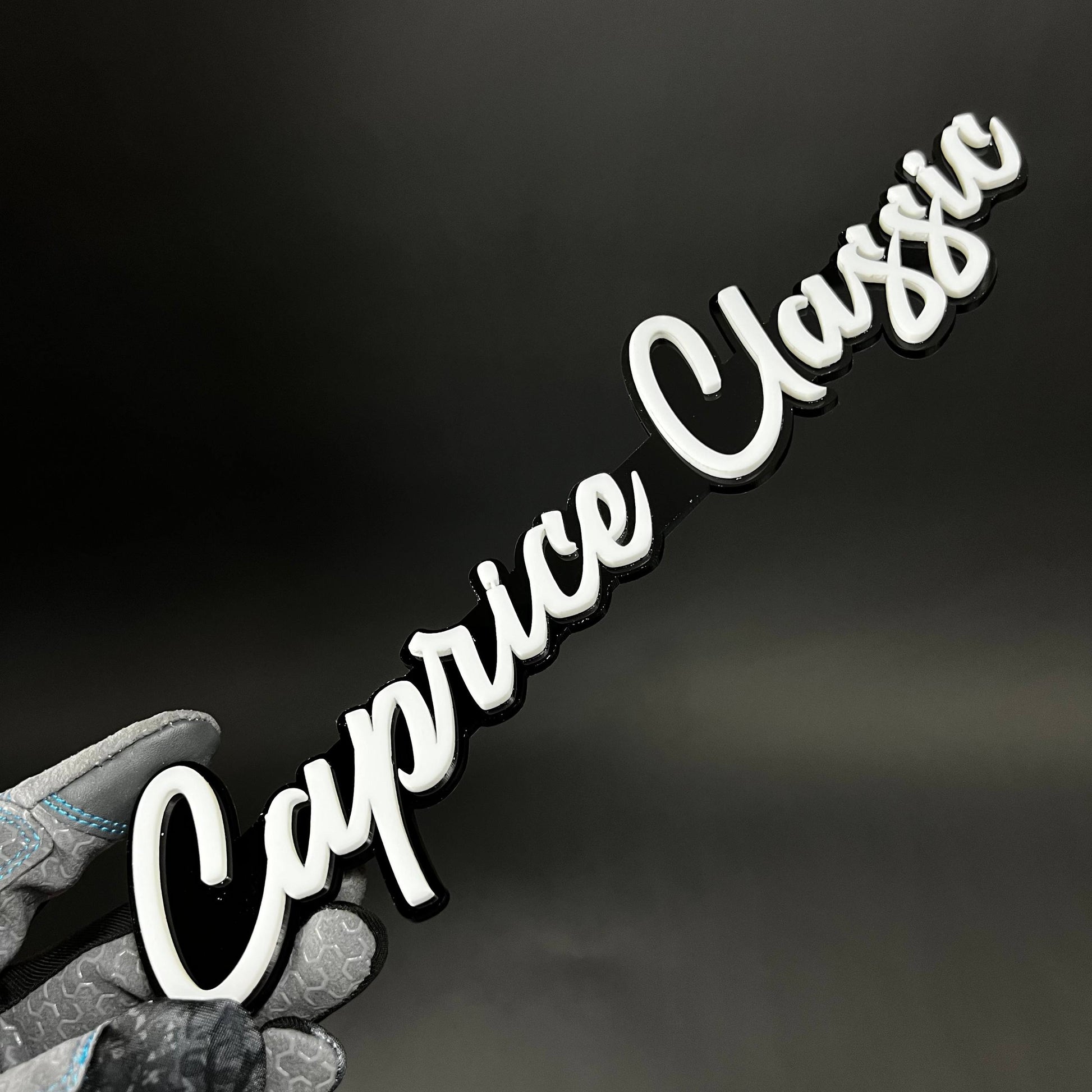 1PC Caprice Classic 3D Acrylic Badge - Car Truck Emblem Fender Sticker