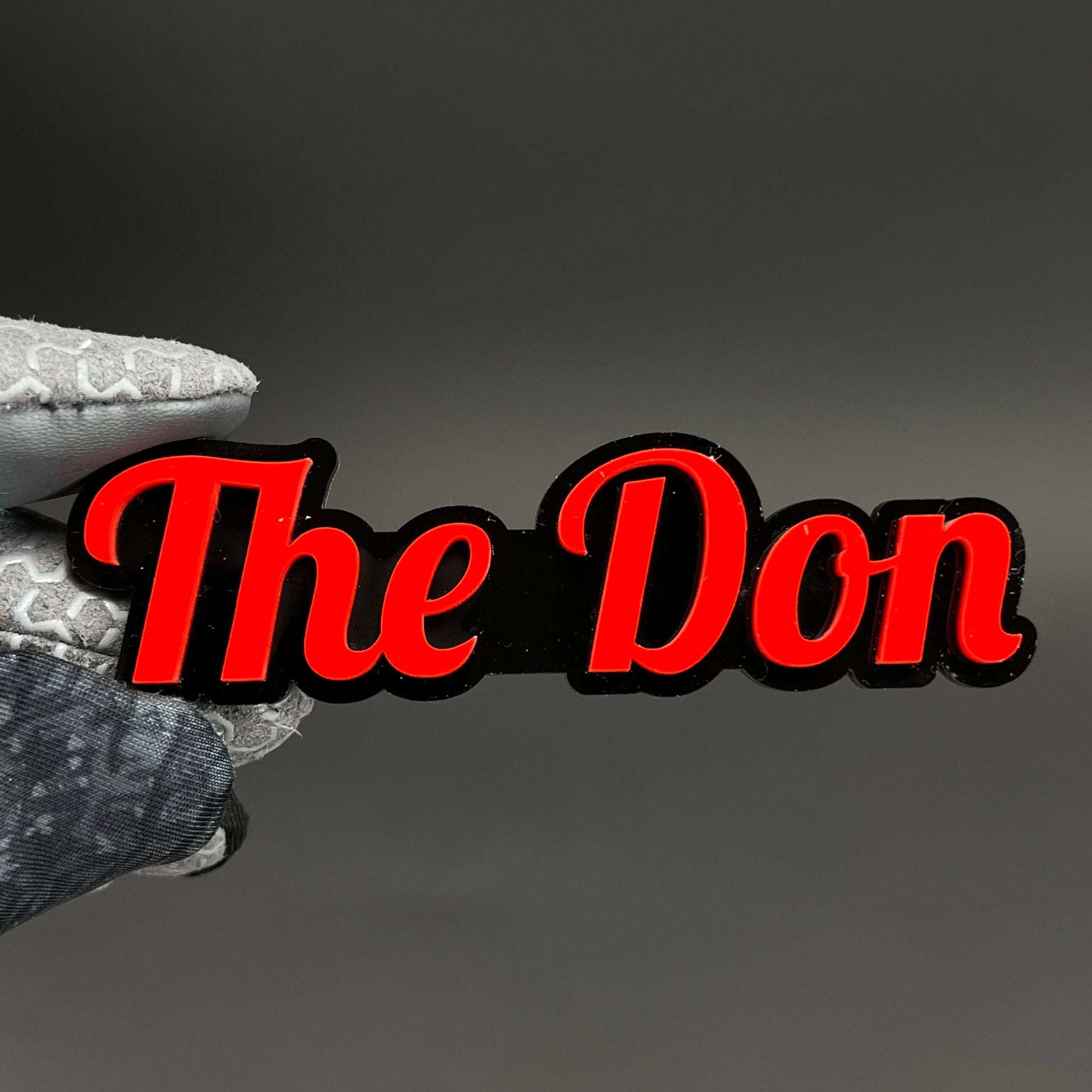 1PC The Don 3D Acrylic Badge - Car Truck Emblem Fender Tailgate Trunk Sticker