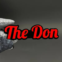 1PC The Don 3D Acrylic Badge - Car Truck Emblem Fender Tailgate Trunk Sticker